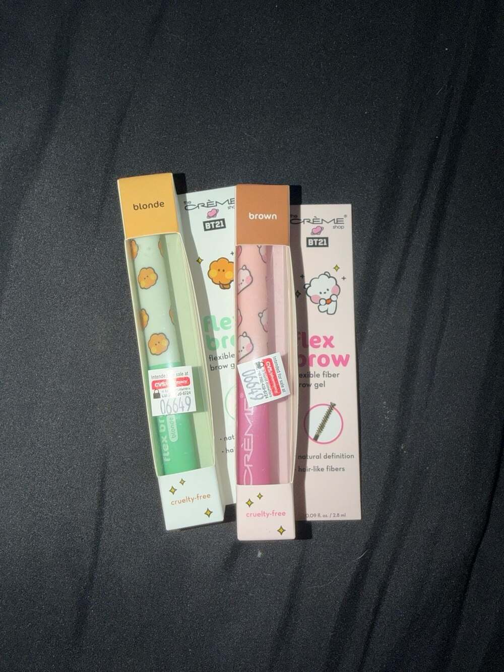 The Crème Shop BT21 Flex Brow Flexible Fiber Brow Gel (Blonde and Brown)